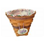 Longaberger Doubled Lined Basket