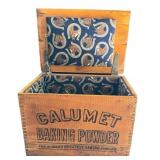 Vintage Calumet Baking Powder Trunk