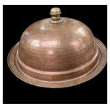 Vintage Hand Hammered Copper Serving Platter