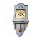 Beautiful Blue Clock wï¿½ Key & Pendulum