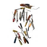 Estate Tools- Screwdrivers, Large Drill Bits
