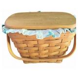 Lined Dresden, Ohio Longaberger Basket