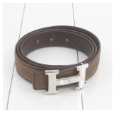 Hermes Constance H Leather Belt