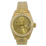 Rolex 18kt Gold 69178 Datejust Lady President