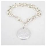 Tiffany & Co. Circular Return To Silver Bracelet