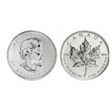 1oz - .9995 Platinum Maple Leaf Coin