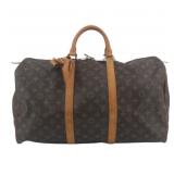 Louis Vuitton Monogram Keepall 50 Boston Bag