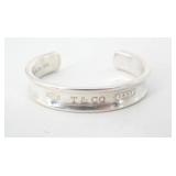 Tiffany & Co. 1837 Silver Cuff Bracelet