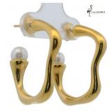 Talidara Pearl Hoop Earrings