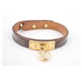 Louis Vuitton Monogram Leather Bracelet