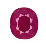GIA Oval Cut 4.60 ct Loose Ruby