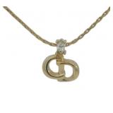 Christian Dior CD Necklace
