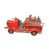 Vintage Metal Toy Firetruck