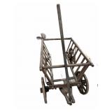 Primitive Gioat Wooden Wagon