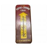 Antique Royal Crown Cola Metal Thermometer