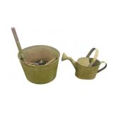 Green Metal Water Fountain
