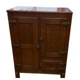 Antique Oak Ice Box
