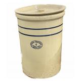 (6) Gallon Heavy Stoneware Crock El Mibte Calif