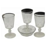 1870s Duncan & Miller Three Faces Glasses