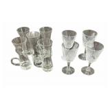 (9) PCS Collection Of Clear Glassware