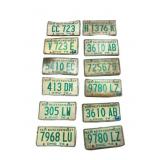 (12) PCS Vintage License Plates