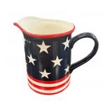 Hausenware American Flag Pitcher