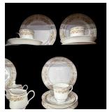 42 pc Service for 8 Four Point Crown China