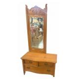 Antique Oak Princess Dresser