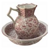 France Pitcher & Bowl