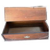 Vintage Wooden Blanket Chest