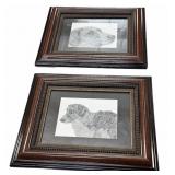 Beautiful Framed Dog Pictures