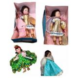 (4) Madame Alexander Dolls in Box VI