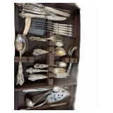 67 pc Beautiful Silverware Set