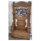 Antique Hall Tree