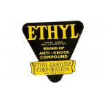 Metal Ethyl Gasoline Corporation Sign