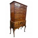 1800s Queen Anne Highboy Chest