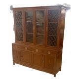 Antique Chinese Rosewood China Display Cabinet