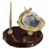 Boxed Globe Desk Set wï¿½ Pen