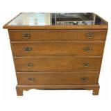 4 Drawer Mirror Top Chest