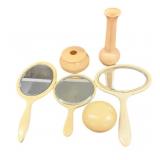 (6) PCS French Ivory Dresser Set
