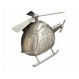 Pewter Finish Helicopter Bank