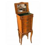 Oak Jewelry Stand