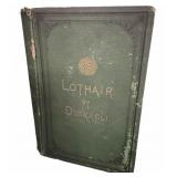 1870 LOTHAIR BY DISRAELI BOOK