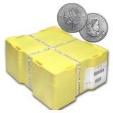 500 pc 1 oz. Royal Canadian Mint Silver Maple Leaf