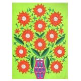 I Give This Bouquet Canvas by Maria Primachenko