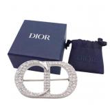 Christian Dior CD Logo Brooch