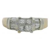 14k Gold 3/4 ct Natural Brilliant Diamond Ring
