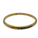 Chanel Logo Gold Bracelet