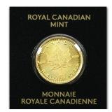 One Gram .999 Gold Royal Canadian Mint Maple Leaf