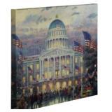 Flags Over The Capital 20 x 20 Canvas by Kinkade